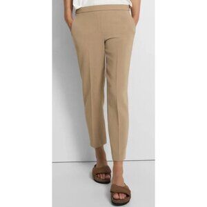 NWT THEORY Women's Treeca Pull-On Pant in Striped Admiral Crepe Mesa Size 6 $245